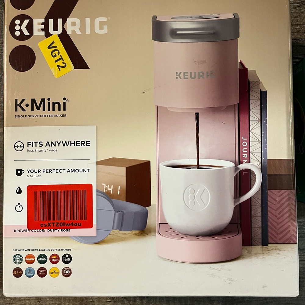 Keurig K-Mini Coffee Maker in Dusty Rose
